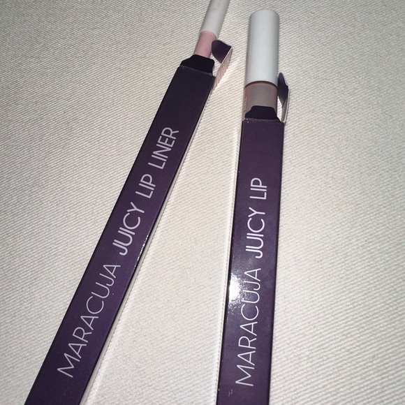 NWT Tarte Maracuja Juicy Lip Duo Lip Balm in Orchid and Lip Liner in Soft Pink - Picture 11 of 13